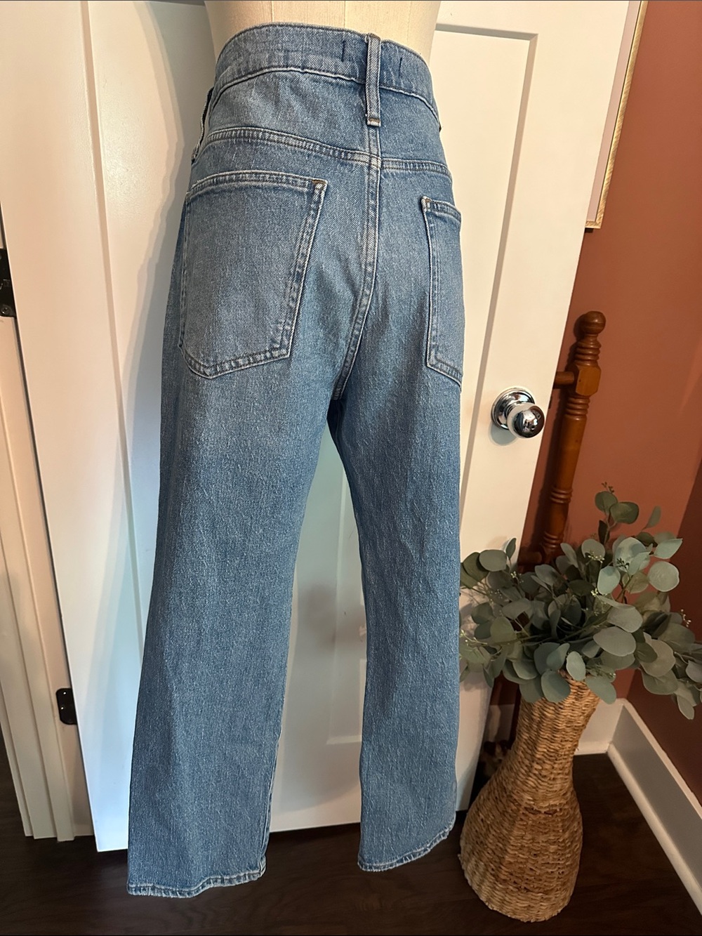 Madewell Women’s The Perfect Vintage Jean 32P blue zipper jeans - Picture 9 of 15